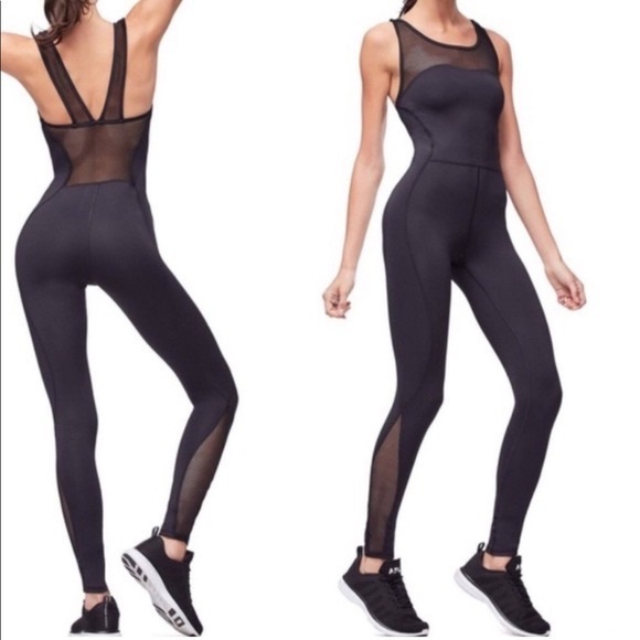 Good American Pants - Good American Workout Jumpsuit Athleisure Medium